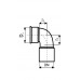 Купить SKSW – отвод сифонный 90° *