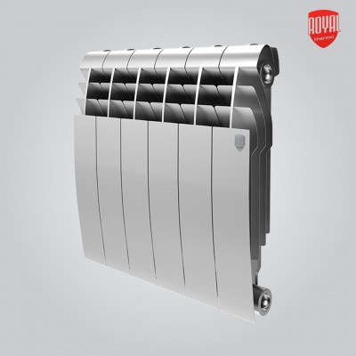 Биметаллический радиатор Royal Thermo BiLiner 350 Silver Satin (цена указано за 1 секцию)
