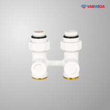 Узел нижнего подключения, 1/2"х3/4"EK НР, прямой, белый, черный, серый, хром, матовый никель                                                           
