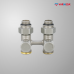 Узел нижнего подключения, 1/2"х3/4"EK НР, прямой, белый, черный, серый, хром, матовый никель                                                           