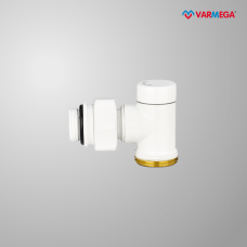 Узел нижнего подключения одинарный, 1/2"х3/4"EK НР, угловой, белый, черный, серый, хром, матовый никель                                                           