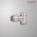 Узел нижнего подключения одинарный, 1/2"х3/4"EK НР, угловой, белый, черный, серый, хром, матовый никель                                                           