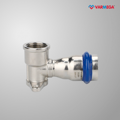 Водорозетка раструбная Varmega Inox Press с внутренней резьбой